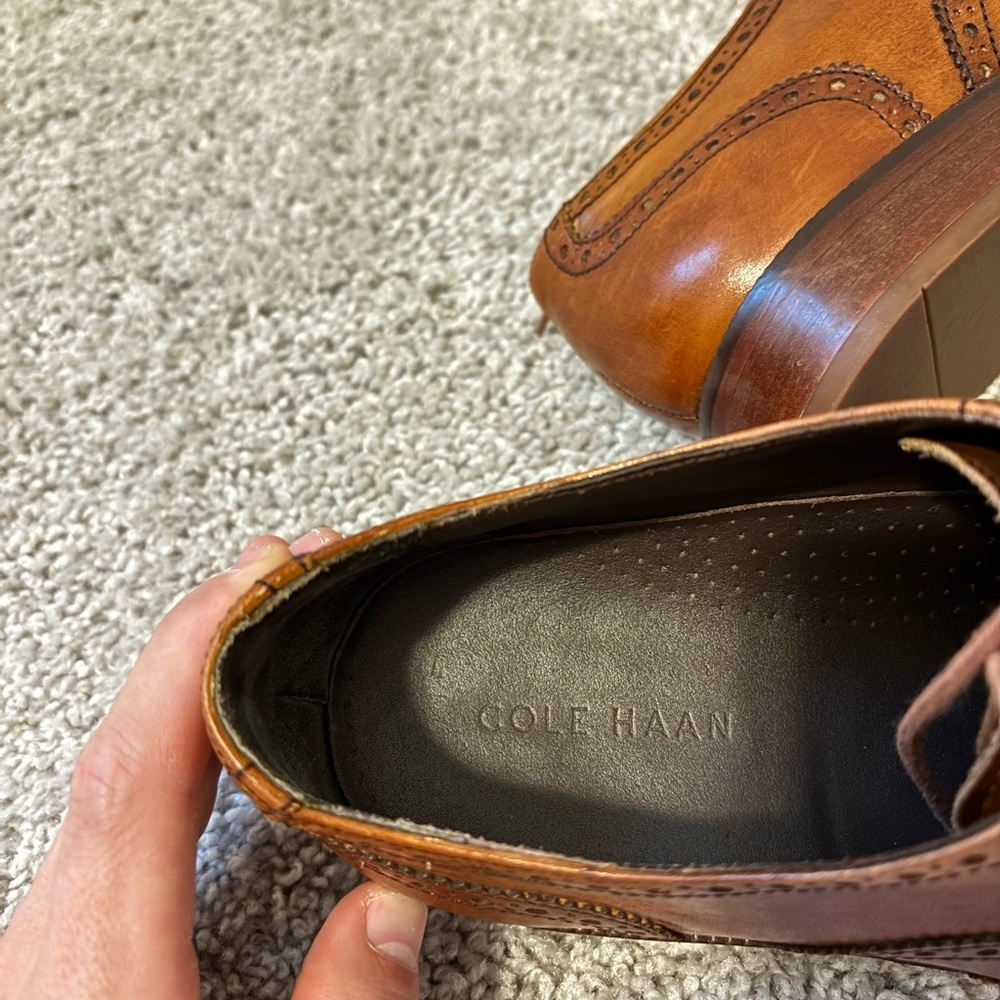 Men’s Cole Haan Wingtip Oxfords - Picture 4 of 6